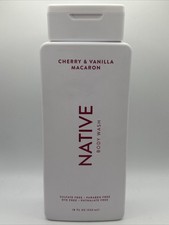 Native Body Wash Cherry  Vanilla Macaron - 18 fl oz Sulfate Paraben Dye Free