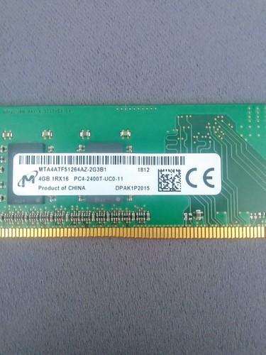 2x Micron MTA4ATF51264AZ-2G3B1 4GB DDR4 PC4-2400T DIMM 288 Pin PC Memory RAM - Picture 3 of 4