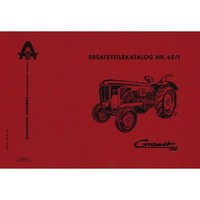 Hanomag Granit 500 Motortyp D21CR Rundhauber Ersatzteilliste Ersatzteilkatalog