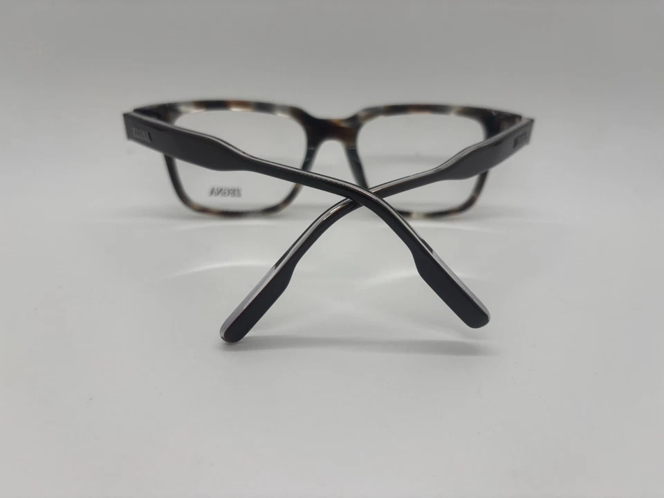 全新 Ermenegildo Zegna EZ5260 020 哈瓦那灰色眼镜 52-18-145 毫米 无盒 — 第 4/4 张图片