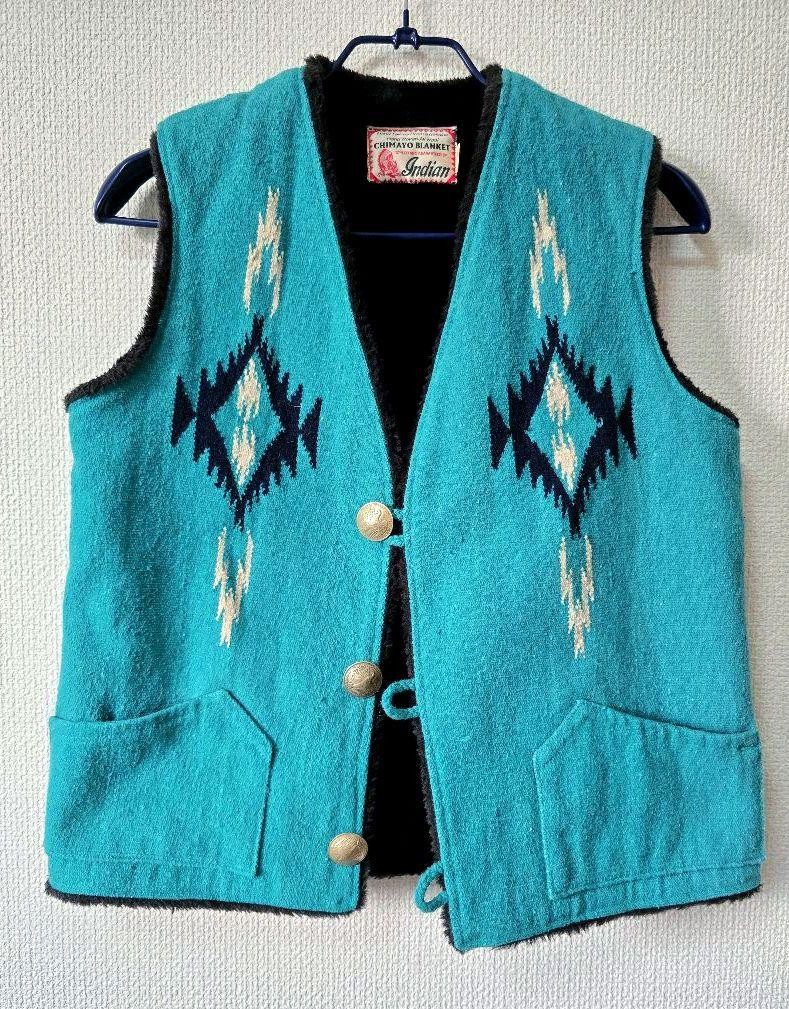Indian Toyo Enterprise Chimayo Vest Ortega Centinela size 38