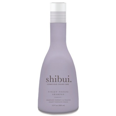 Violet Toning Shampoo, Neutralizes Brassiness with Acai Oil & Hibiscus, for B...