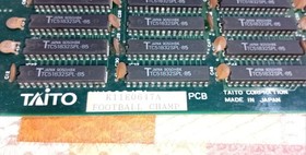 ~ Euro Football Champ 1990 Taito Arcade PCB Jamma ~