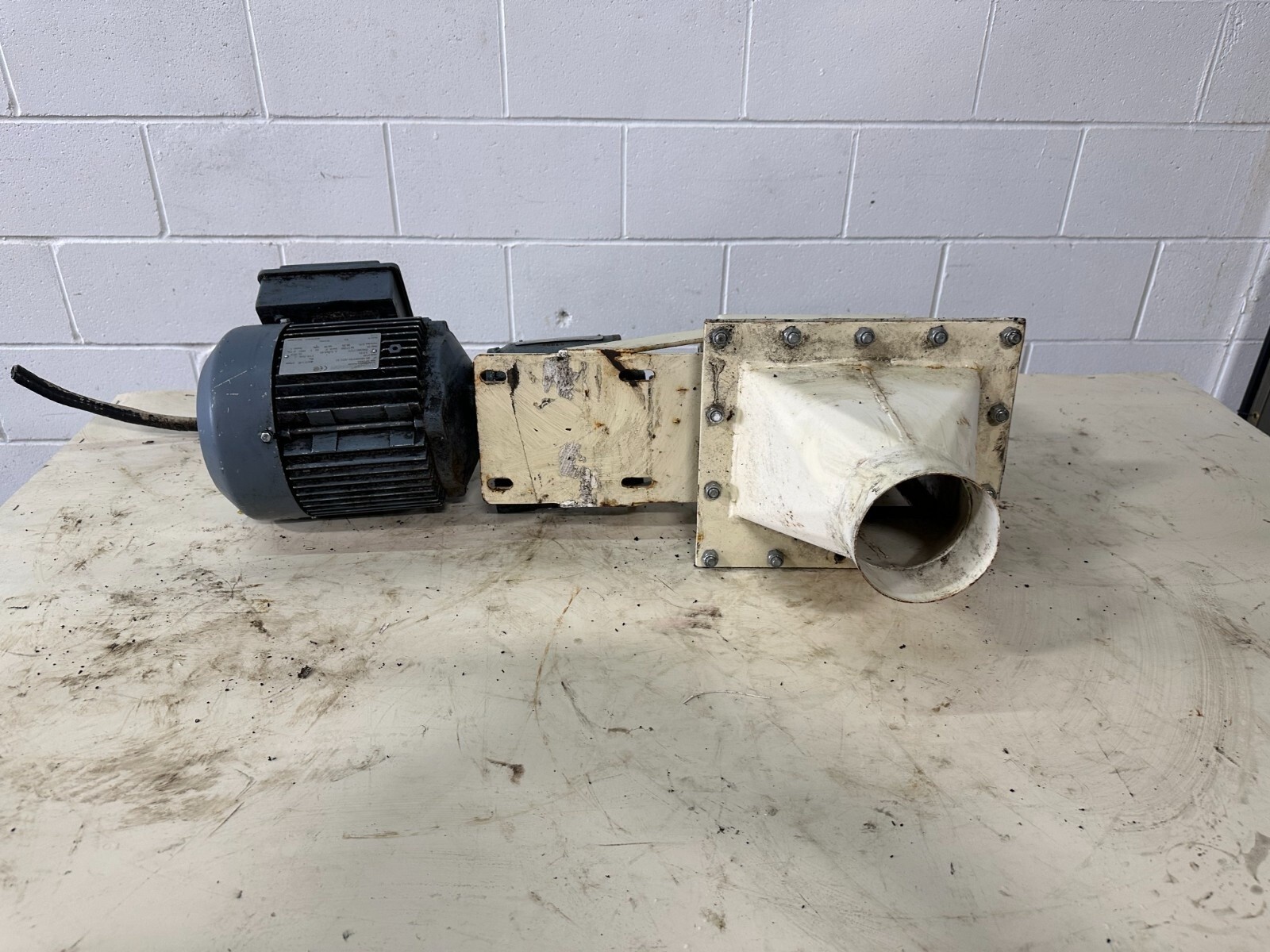 DFT90S4 1.5 HP 3 Phase Gear Motor for a Wire Auger #am