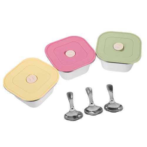  3PCS Salad Dressing to Go Container - Stainless Steel 4.52in Snack Containers - Picture 11 of 12