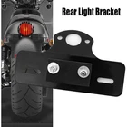 Universal Motorcyle Number Plate License Holder Brakcet Mount Tail Light Tidy