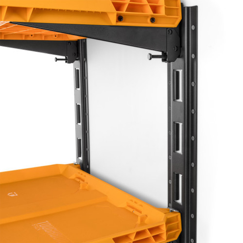 ToughBuilt StackTech 2-Regal-System, Wandmontage Werkzeug Aufbewahrung Organizer Regale - Bild 4 von 5