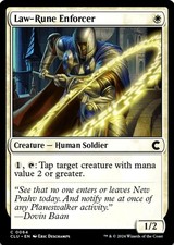 X 1 Law-Rune Enforcer NM-M Ravnica Clue CLU 064 MTG Magic The Gathering