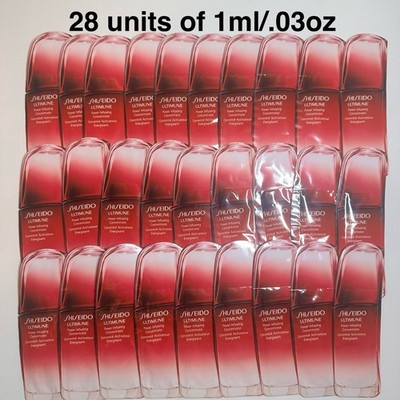 28 SHISEIDO ULTIMATE Power Infusing Concentrate. Sample Size. 1ml Each