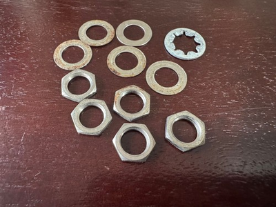 #ad Gibson Vintage 1978 The Paul Les Volume Tone Jack Washer Nuts ES SG 1970 1980 $29.00
