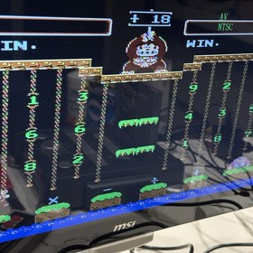 Donkey Kong Jr. Math (Nintendo NES, 1985) VGC Authentic 5-Screw TESTED