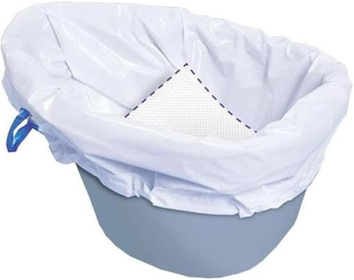 Pack of 40 Commode Liners with Absorbent Pad Odorless | Disposable Bags Super Ab - Picture 5 of 9