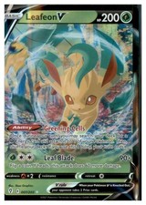 Leafeon V Holo Ultra Rare SWSH07: Evolving Skies 007/203 NM