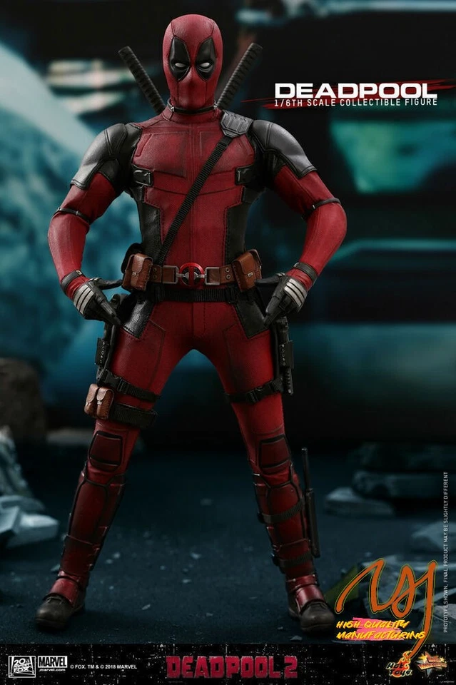 IN STOCK Hot Toys MMS 490 Deadpool 2 Ryan Reynolds Wade Wilson Action Figure NEW - Image 2 of 4