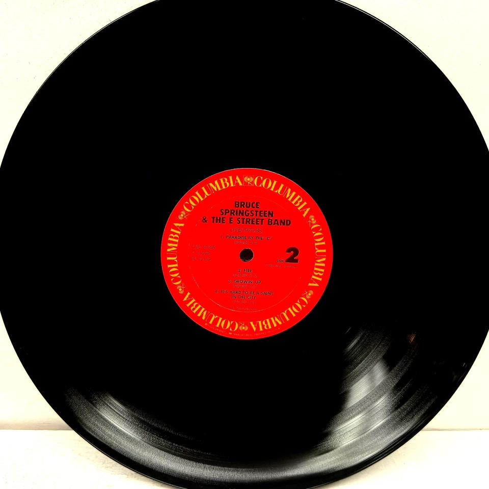Bruce Springsteen Live / 1975-85 1986 Vinyl Columbia Records 1st Press - Image 3 of 4