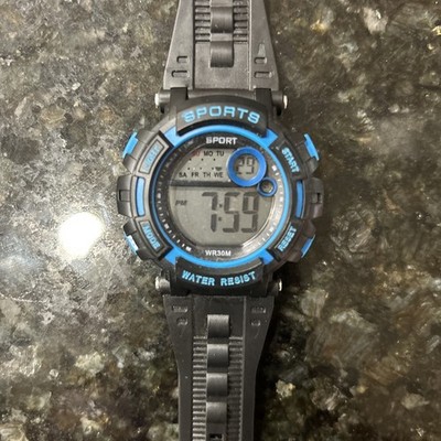 Men's Digital Sports Watch Waterproof