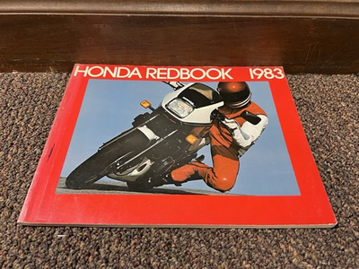 #ad Genuine Original 1983 Honda Redbook ATC Motorcycle Dirtbike Spec Guide Brochure $85.00