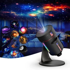 2025 Upgraded Star Planetarium Galaxy Ceiling Projector - HD Wider Projection...