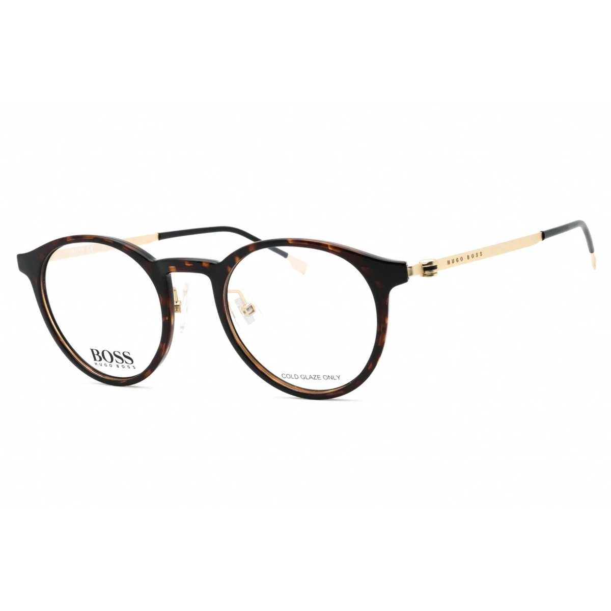 Hugo Boss Hb11114 Br Burgundy Gray Authentic Eyeglasses 50-19-140 HUGO BOSS HB11082 BU BURGUNDY /BROWN HORN EYEGLASSES GLASSES  main image 4
