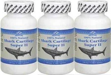 3 x  Natural Shark Cartilage,750mg,300caps total Save!