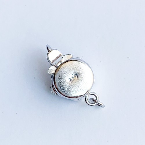 925 Sterling Silver Flower Clasp For Jewelry Finding - 第 2/6 張圖片