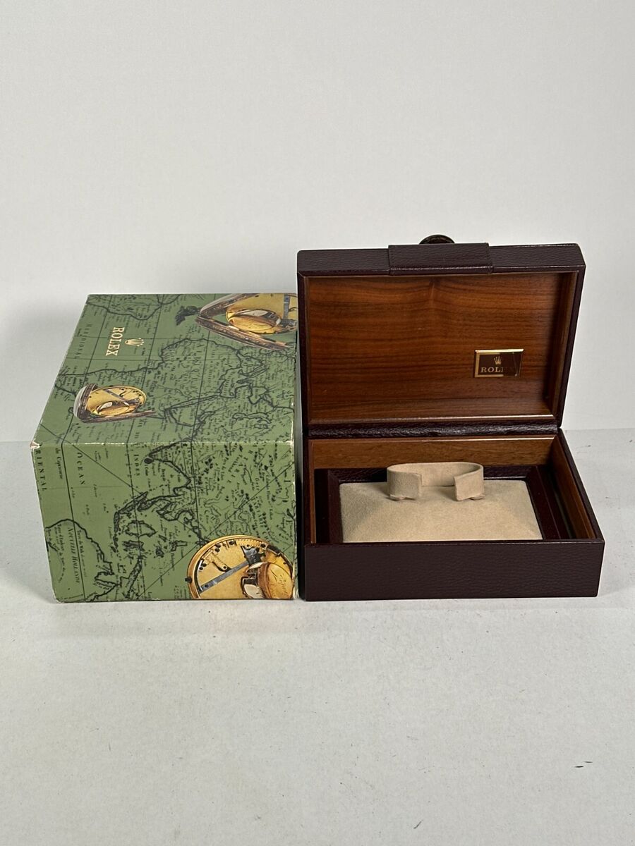 VINTAGE GENUINE Rolex Day-Date watch box case 71.00.08 brown VINTAGE GENUINE Rolex Day-Date watch box case 71.00.08 brown