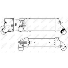 Ladeluftkühler passend für Peugeot 407 SW 6E_ 6D_ 6C_ Citroën C5 II RC_