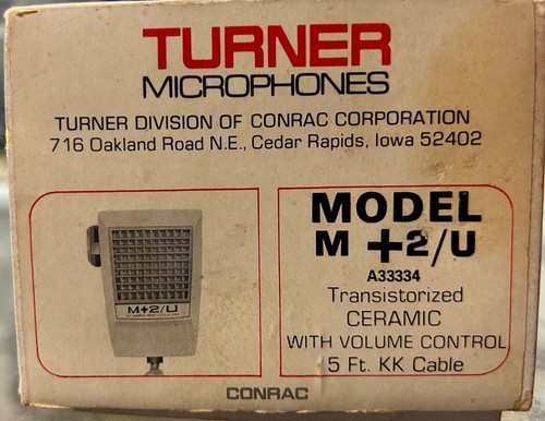Turner M+2/U *NOWY STARY ZAPAS * Para mikrofonów! - Zdjęcie 14 z 15