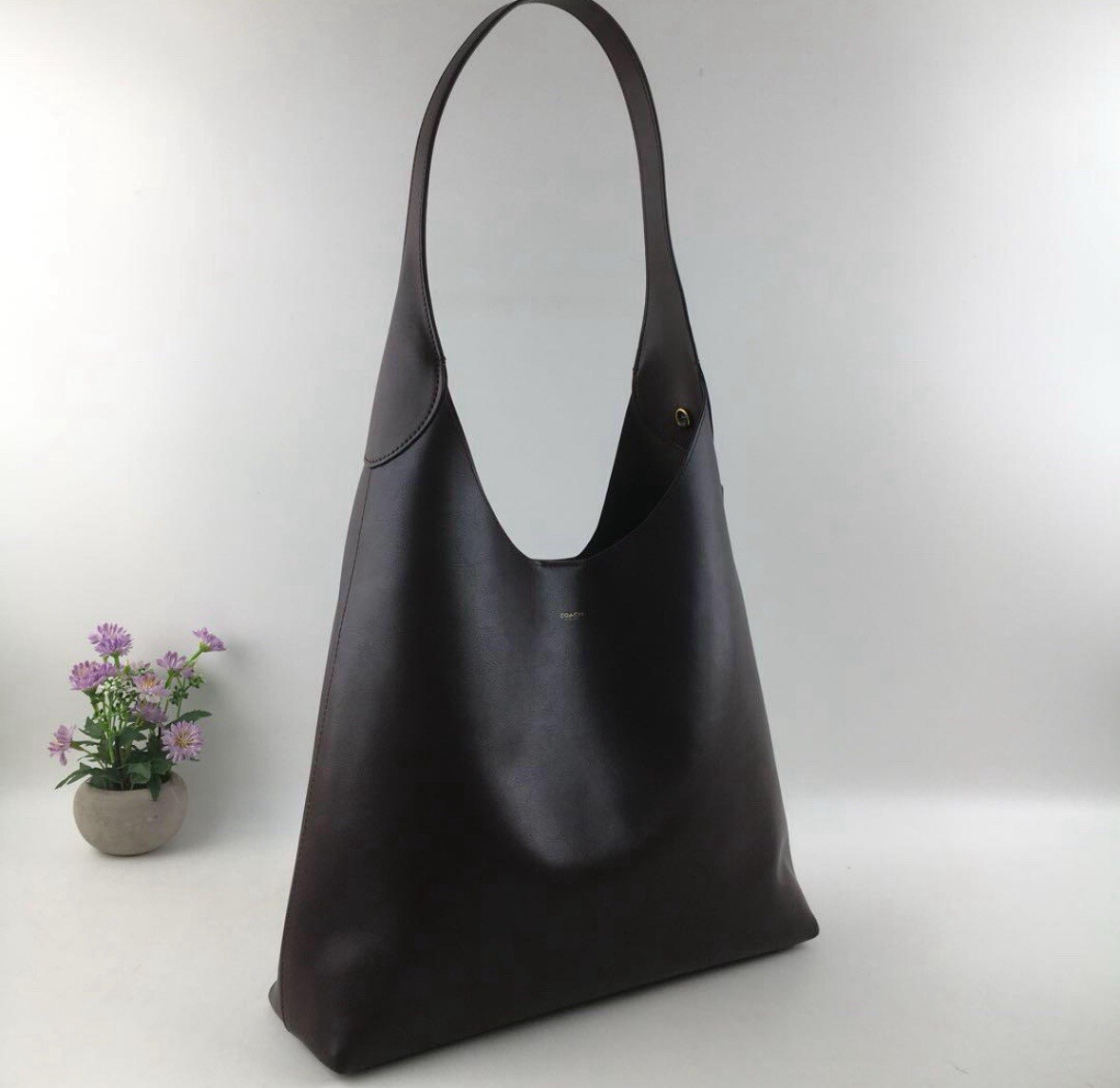 Brooklyn Lopezさん専用.4 Brooklyn Shoulder Bag 39 Dark Brown Leather CU044 Outlet New