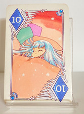 Carte à jouer Umi Ryuuzaki Magic Knight Rayearth 1995 10 Of Diamonds Bed Time
