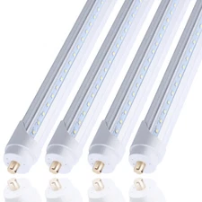 T8 8FT Led Tube Light Bulbs FA8 Single Pin 45W 65W 90W 8 Foot Led Shop Lights