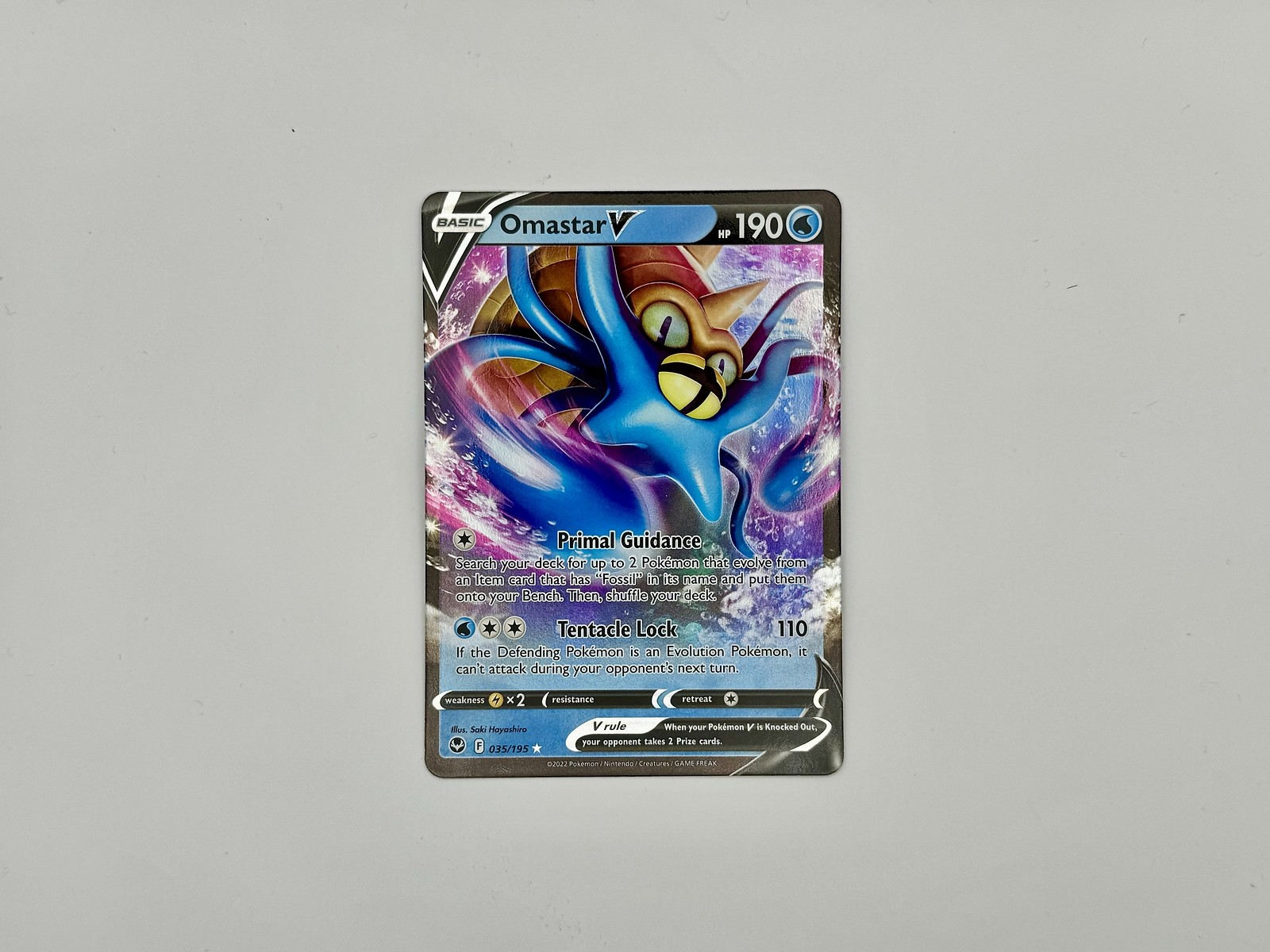 omastar v pokemon card value 018-098-S12-B - Pokemon Card - Japanese - Omastar V