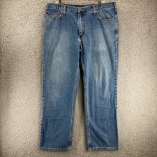 Carhartt Jeans Relaxed Fit Men's Jeans Blue Denim Size 38x32 Straight Leg