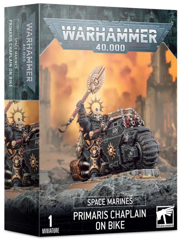 40-ТЫСЯЧНЫЙ капеллан Примарис на мотоцикле Космодесантник НОВЫЙ в КОРОБКЕ Warhammer Marine Astartes 10390₽
