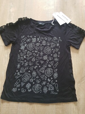 Guess Mädchen Größe 7 Jahre Top T-Shirt Neu