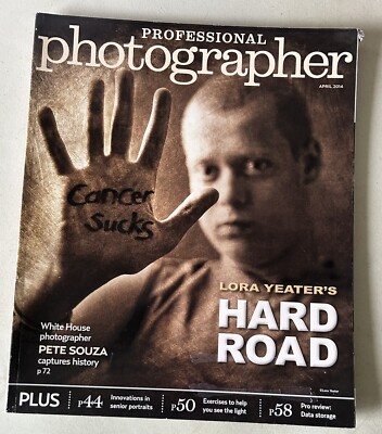 Professional Photographer Cancer Sucks Pete Souza April 2014 Magazine S#1