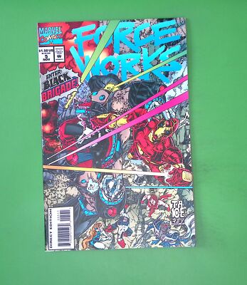 FORCE WORKS #5 7.0 1ST APP MARVEL COMIC BOOK H38-120