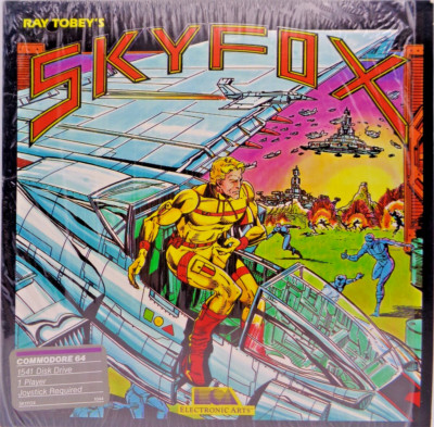 COMMODORE 64/128 -- SKYFOX (ELECTRONIC ARTS - DISK) U.S. RELEASE
