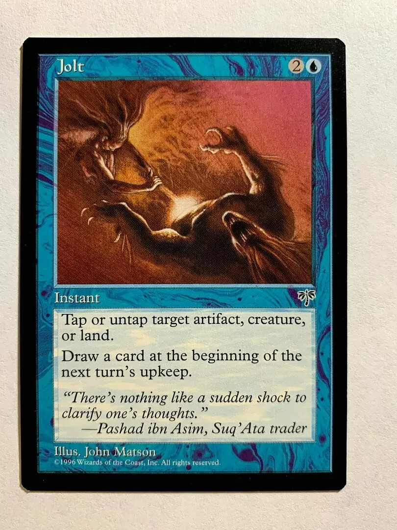 JOLT Mirage 1996 Magic The Gathering MTG Common Blue HP