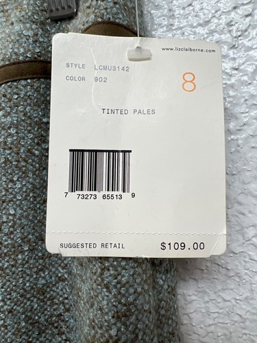 Liz Claiborne Collection NWT Light Green and Light Brown Wool Tweed Skirt Suit S - Picture 9 of 12