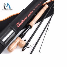 Maxcatch Skytouch Two-handed Switch & Spey Fly Fishing rod fast action with tube