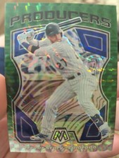 2021 Panini Mosaic Baseball Producers Trevor Story Green Prizm Parallel. #P4