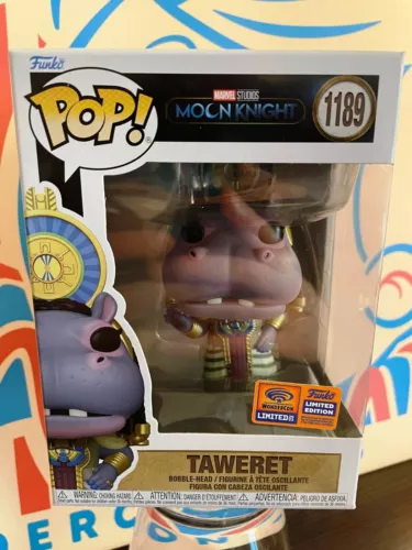 Funko Pop Wondercon Booth Exclusive Taweret 1189 Marvel Moon Knight Tawaret
