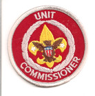 1973 UNIT COMMISSIONER PATCH BSA GRAY BORDER