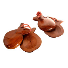 Flamenco Castagnettes Castagnetten Holz Paar