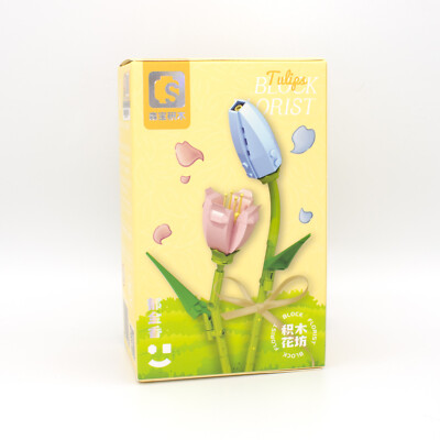 Sembo 611018A - Tulpen - Rosa/Hellblau
