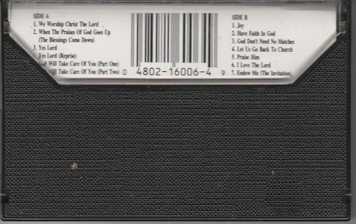 JAMES MOORE CASSETTE TAPE: "LIVE WITH THE MISSISSIPPI MASS CHOIR" 1990 - Imagen 4 de 5