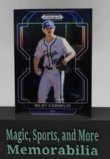 Riley Cornelio 2022 Panini Prizm Draft Picks Prizm Black #PDP201 TCU 