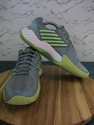K-Swiss Performance Tennis Shoes Sneakers Gray Green Low 96134-110 Womens Size 9