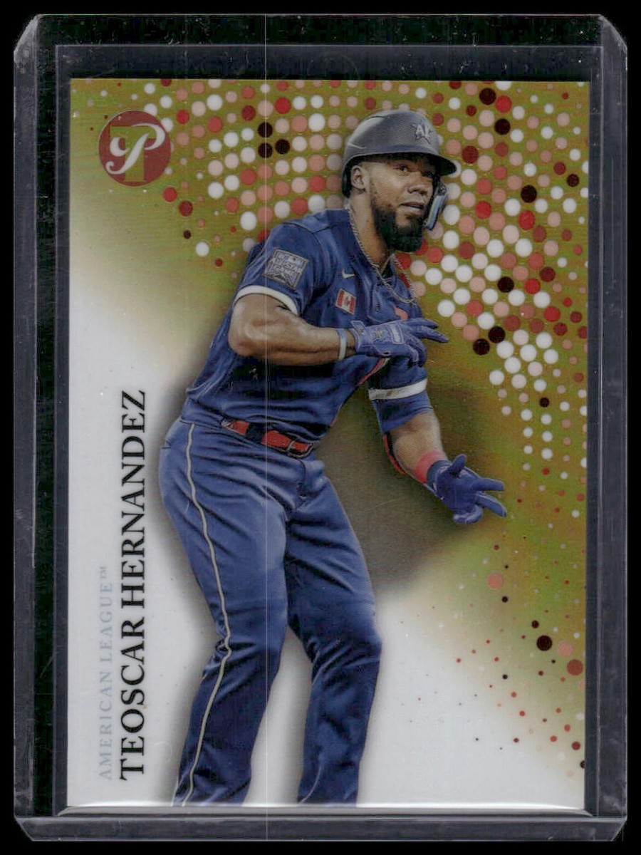 2022 Topps Pristine #273 Teoscar Hernandez Pristine Gold Refractor 